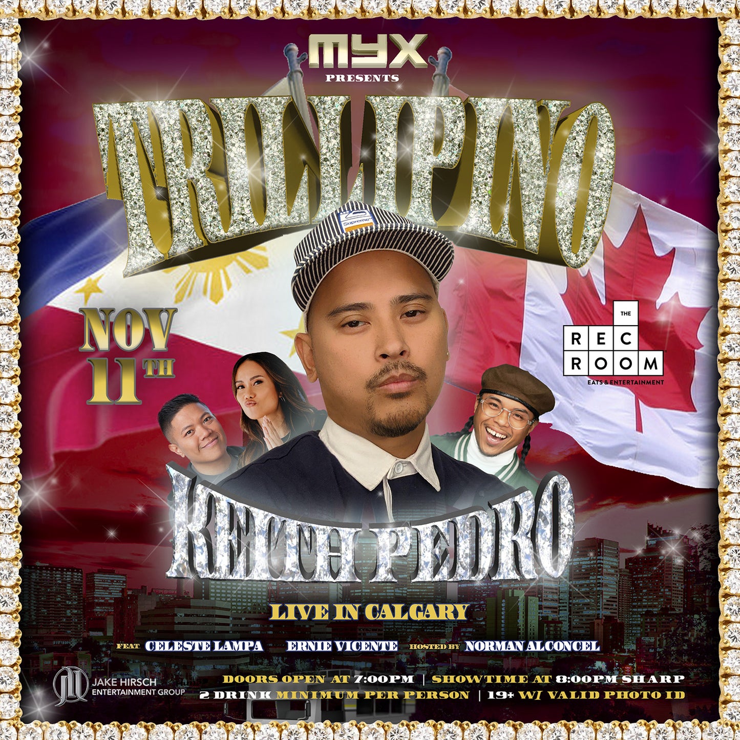 Keith Pedro's Trillipino Comedy Tour at Calgary RecRoom